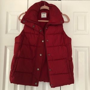 Red Puffer Vest